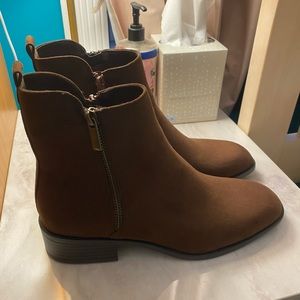 Brown booties
